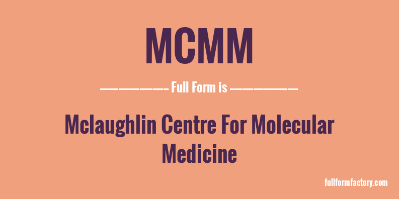 mcmm-full-form