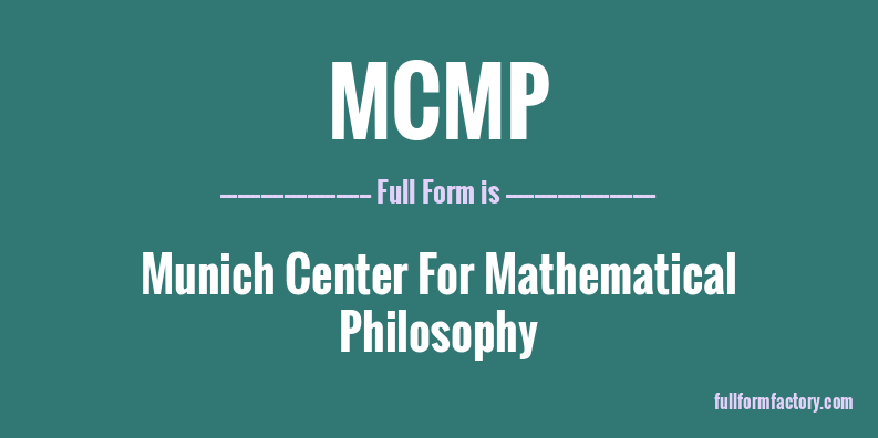 mcmp-full-form