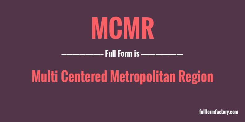 mcmr-full-form