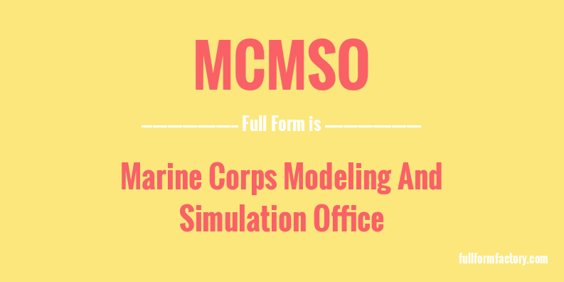 mcmso-full-form