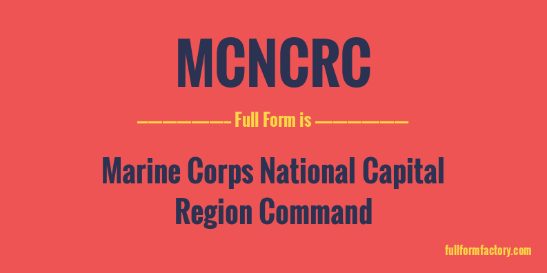 mcncrc-full-form