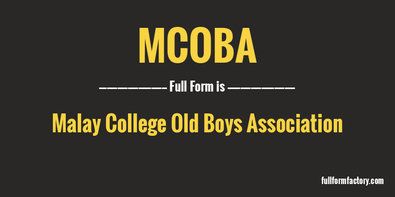 mcoba-full-form