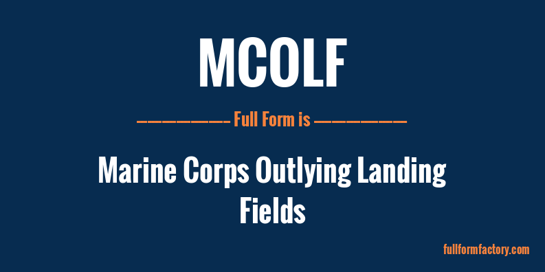 mcolf-full-form