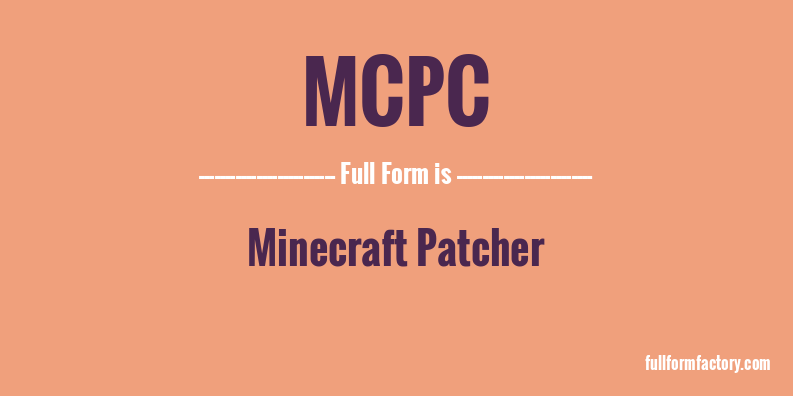 mcpc-full-form