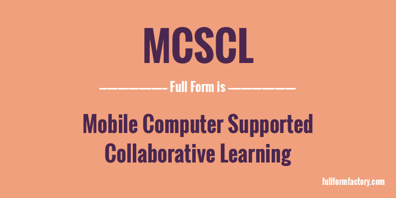 mcscl-full-form