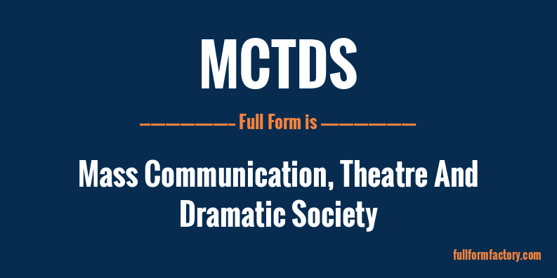 mctds-full-form