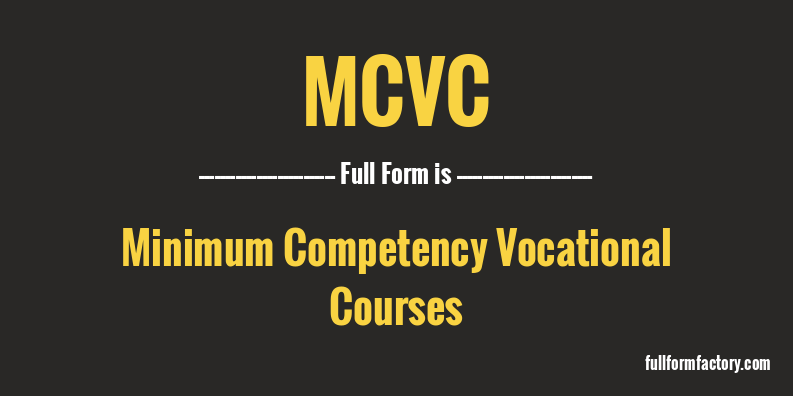 mcvc-full-form