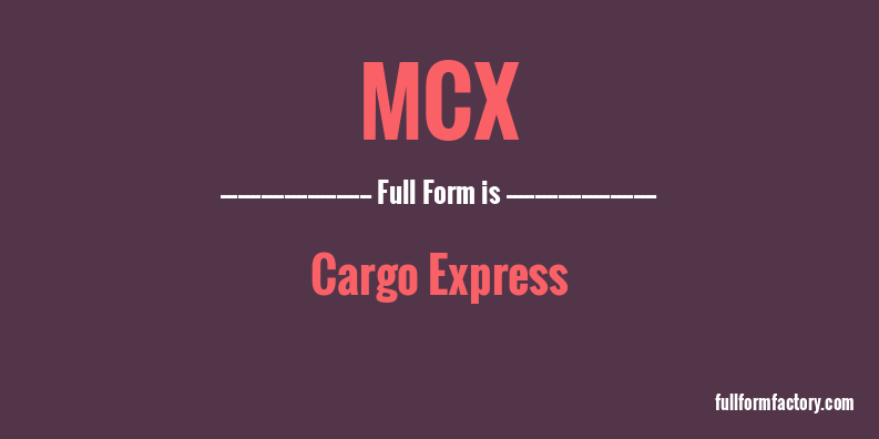 mcx-full-form