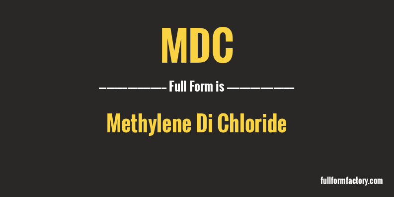 mdc-full-form