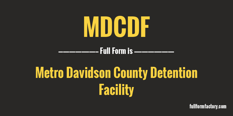 mdcdf-full-form