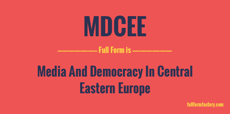 mdcee-full-form