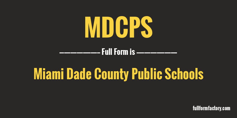 mdcps-full-form