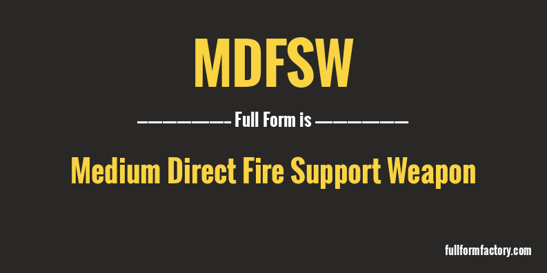 mdfsw-full-form