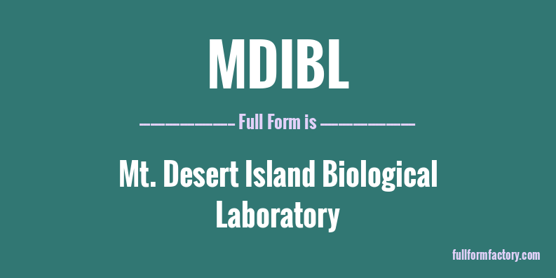 mdibl-full-form