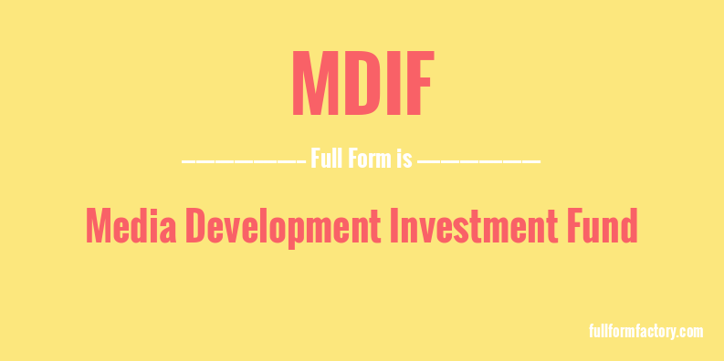 mdif-full-form