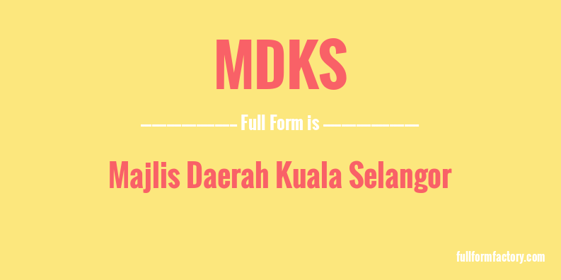 mdks-full-form