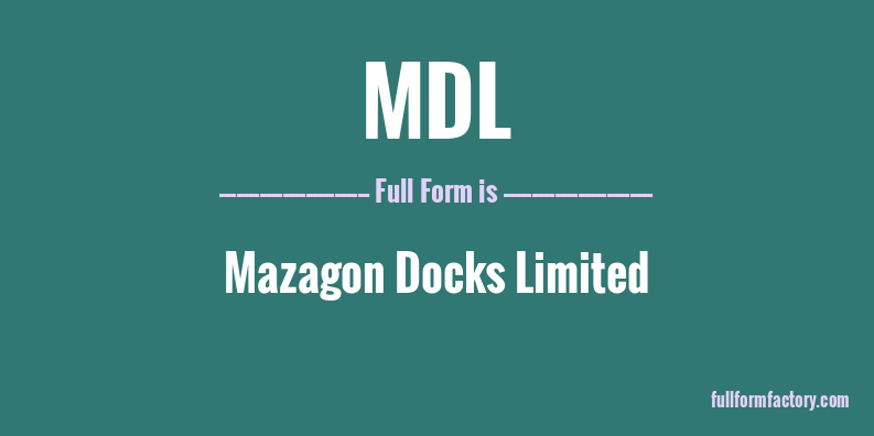 mdl-full-form