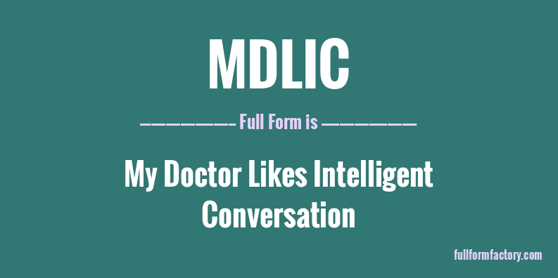 mdlic-full-form
