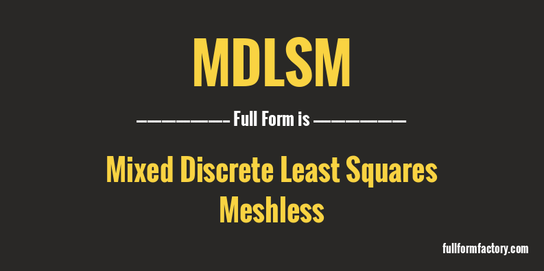 mdlsm-full-form