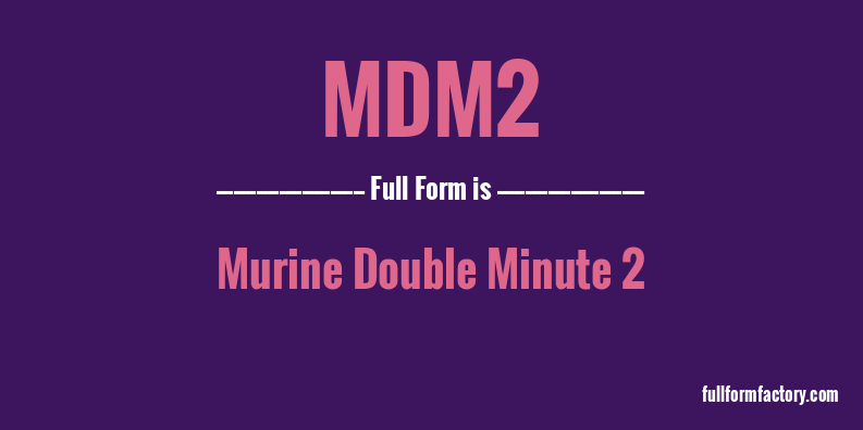 mdm2-full-form