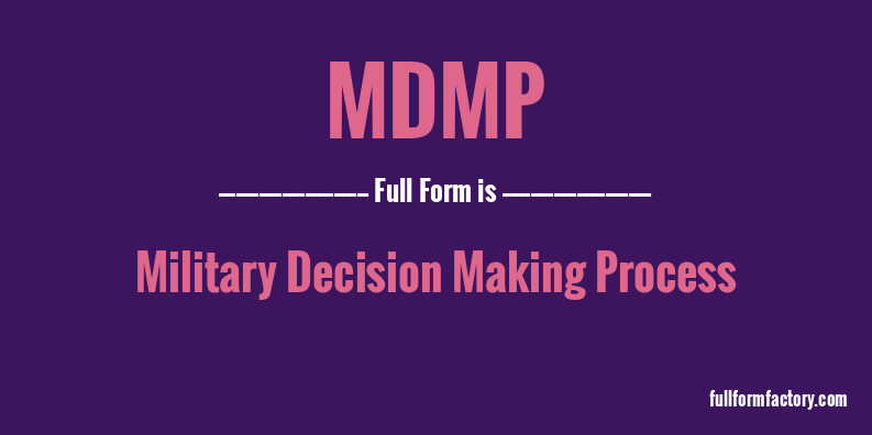mdmp-full-form