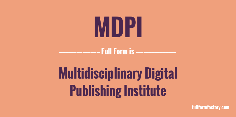 mdpi-full-form