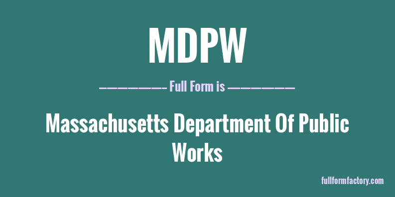 mdpw-full-form