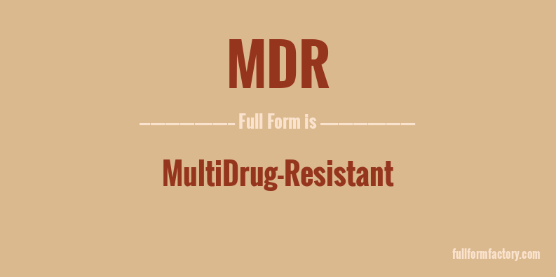 mdr-full-form