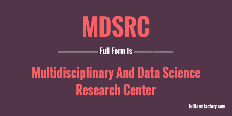 mdsrc-full-form