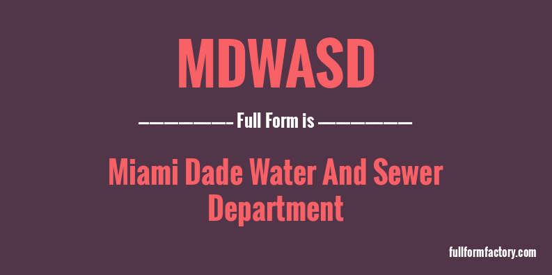 mdwasd-full-form