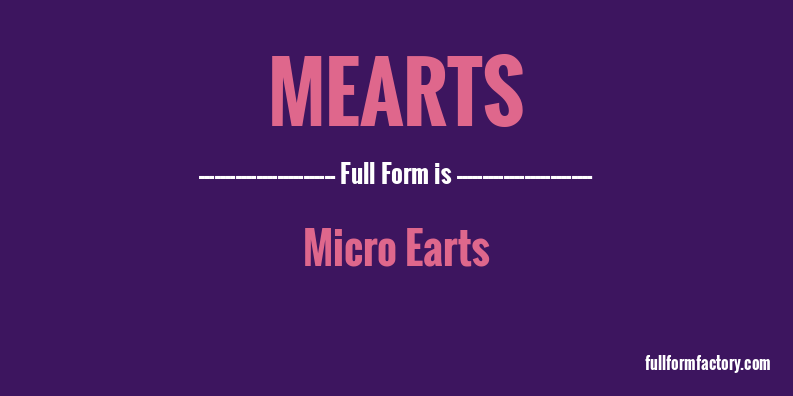 mearts-full-form
