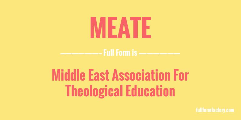 meate-full-form