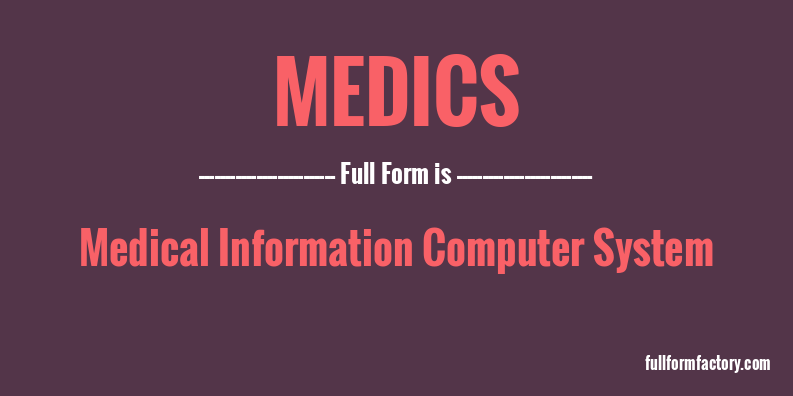 medics-full-form