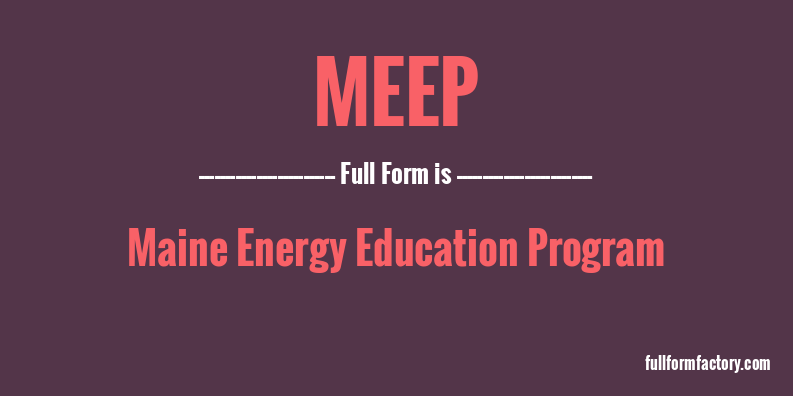 meep-full-form
