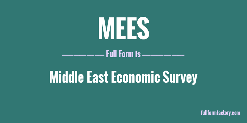 mees-full-form