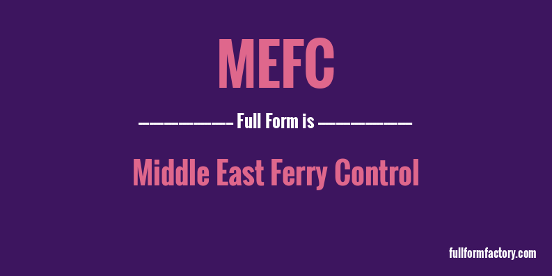 mefc-full-form