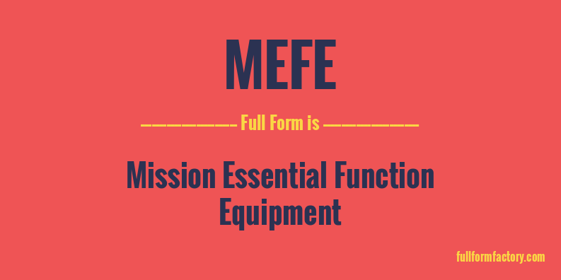 mefe-full-form