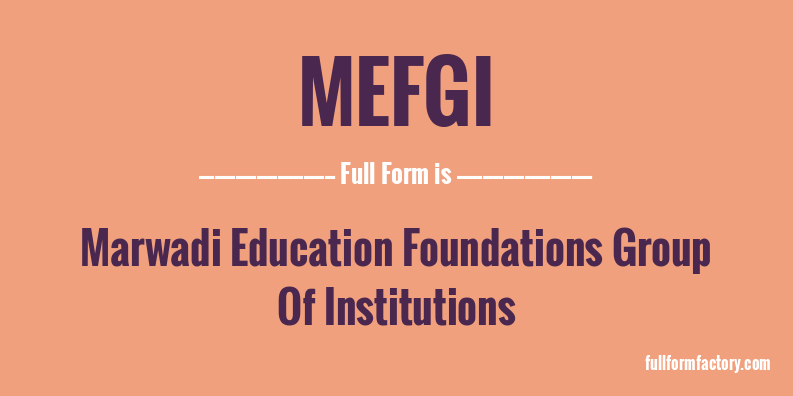 mefgi-full-form