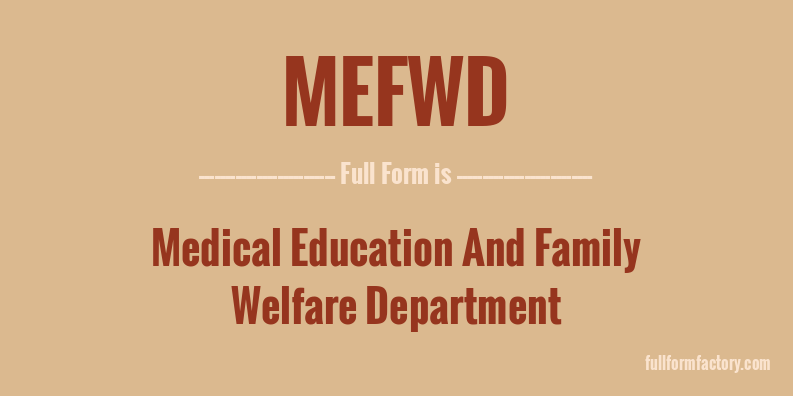 mefwd-full-form