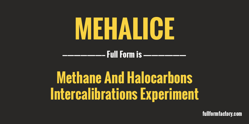 mehalice-full-form