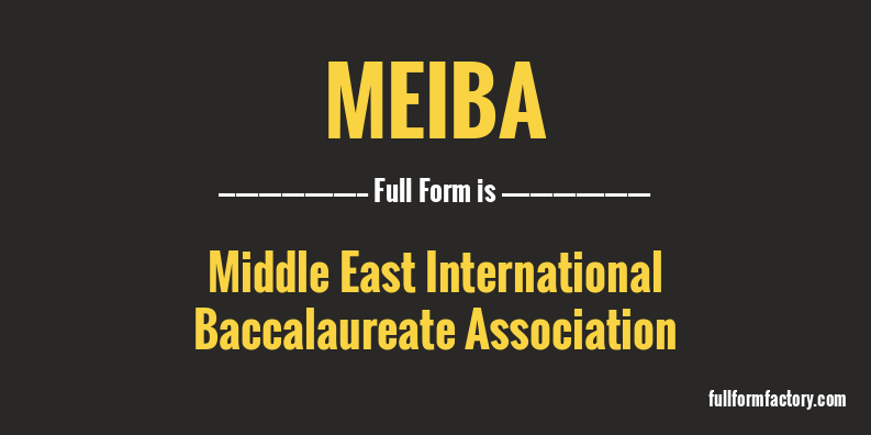 meiba-full-form
