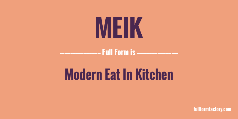 meik-full-form