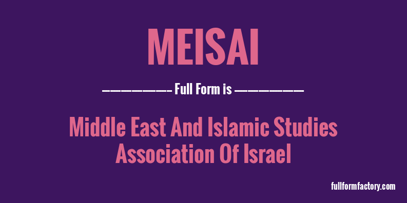 meisai-full-form