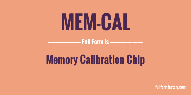 mem-cal-full-form