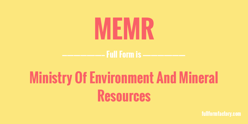 memr-full-form