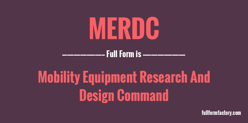 merdc-full-form