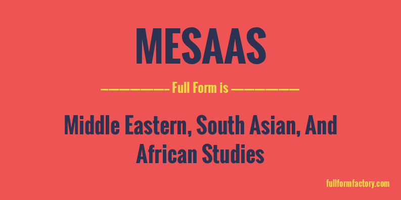 mesaas-full-form