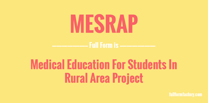 mesrap-full-form