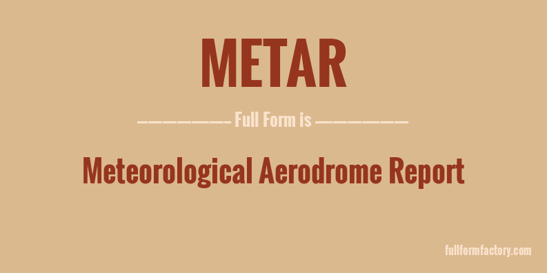 metar-full-form