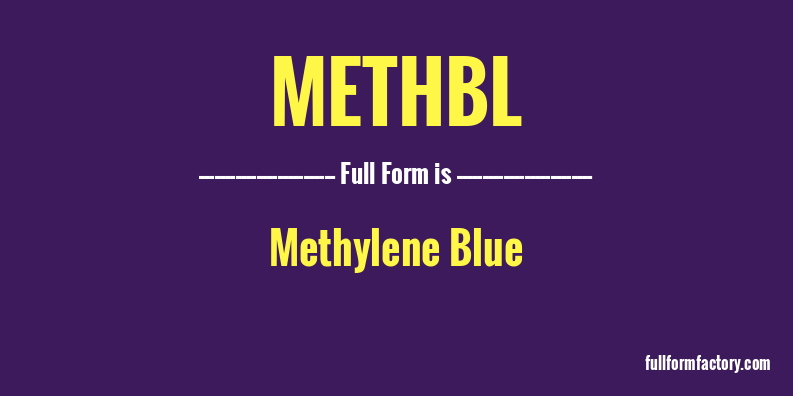 methbl-full-form